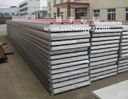 75厚980型緋紅色瓦愣夾芯板